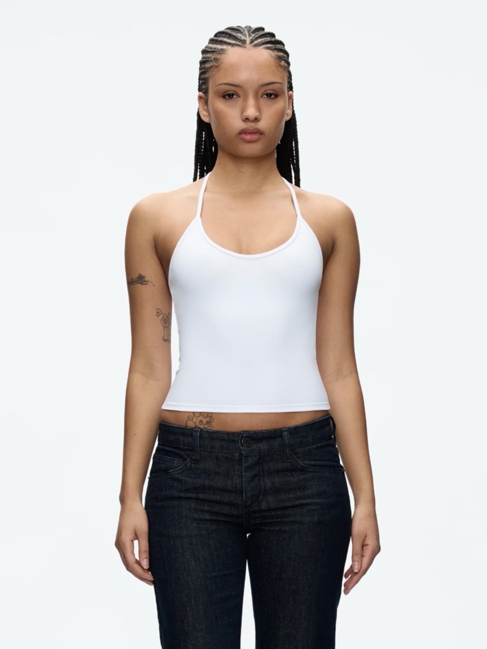 Tankair Half Moon Halter in Milk